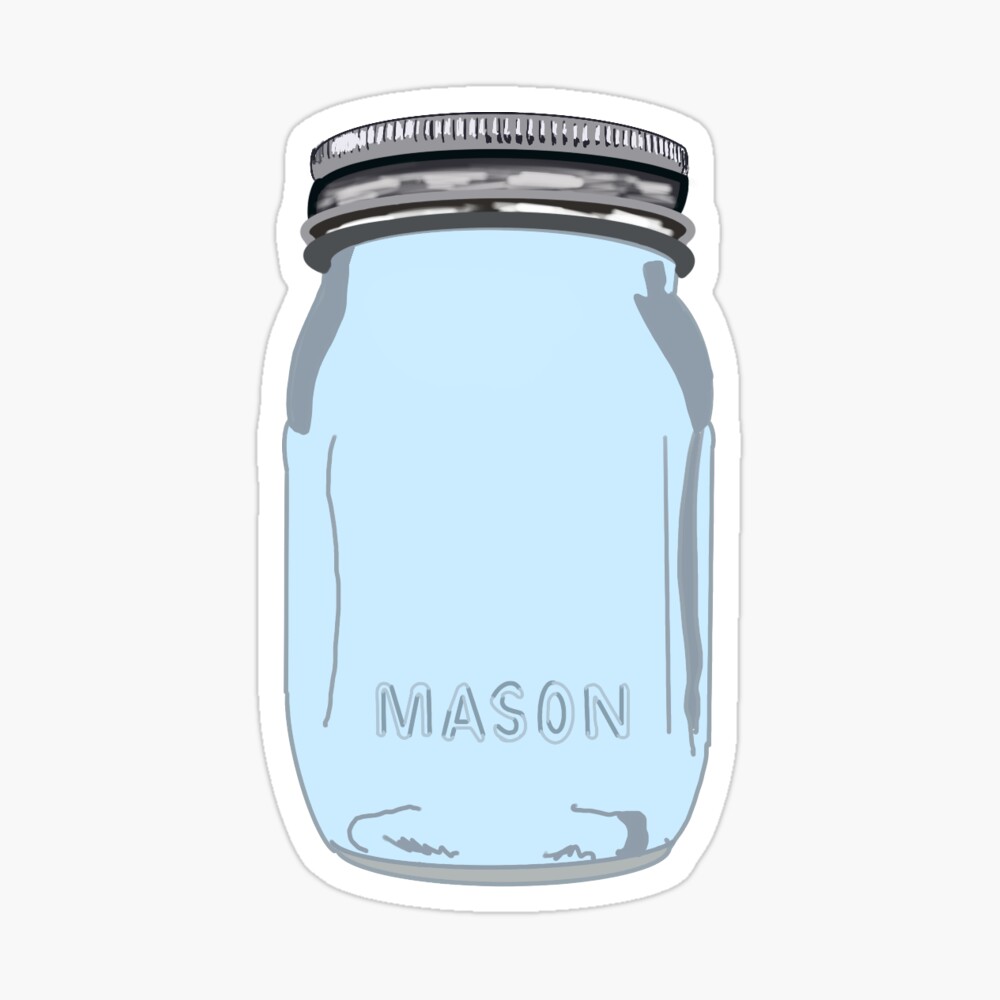 cute mason jars stickers Postcard for Sale by Nyanko-Sempai