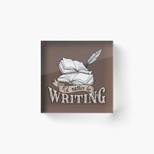 Item preview, I'd rather be writing designed and sold by Ventein.