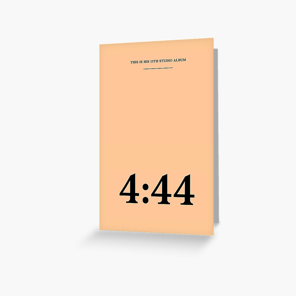 4:44 - Jay Z