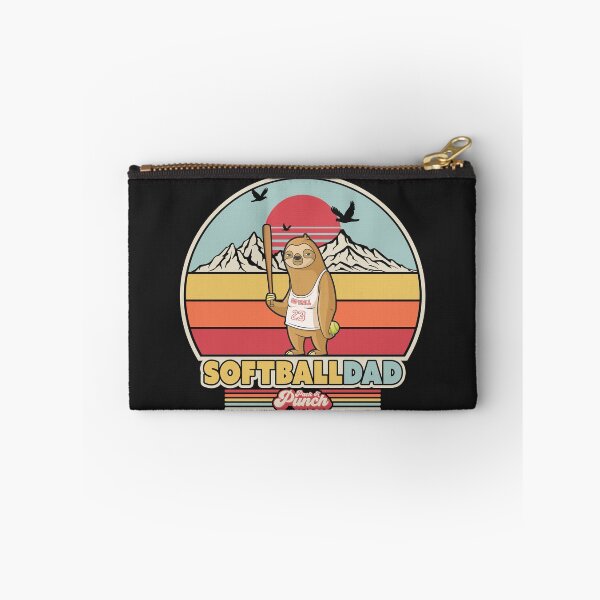 Item preview, Softball Dad Graphic. Retro Style Sloth Design designed and sold by PackAPunch.
