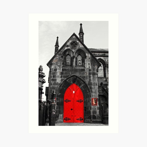 Edinburgh Door Art Print
