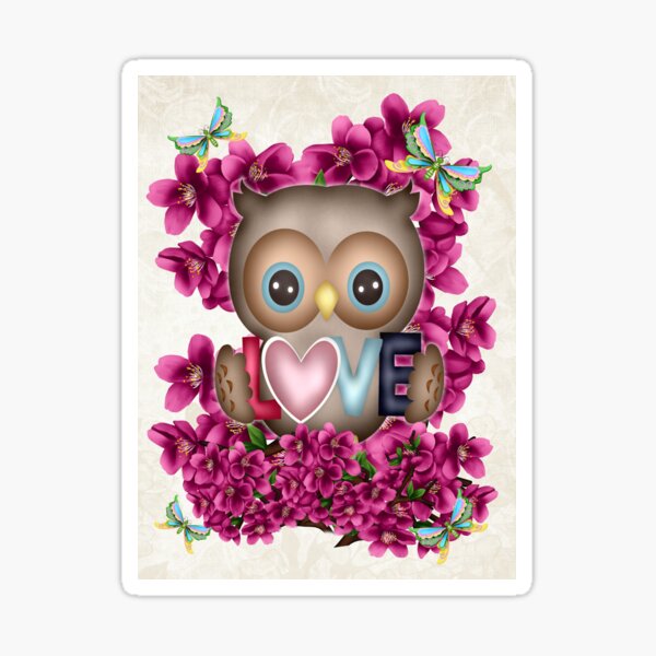 Item preview, Love Owl, fantasy design designed and sold by LoneAngel.