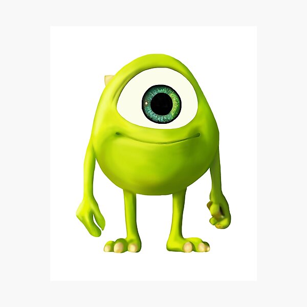 "Baby Mike Wazowski (Original Drawing)" Photographic Print for Sale by ...