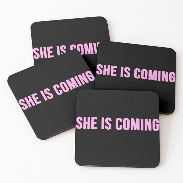 Item preview, SHE IS COMING - Pink designed and sold by KaiDee.
