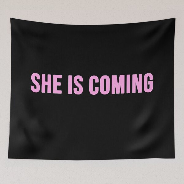 Item preview, SHE IS COMING - Pink designed and sold by KaiDee.