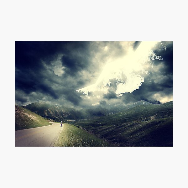 The Sky Bleeds Light Photographic Print