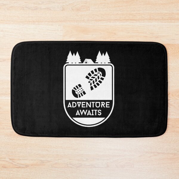Item preview, The adventure is waiting badge designed and sold by PhrasesTheThird.