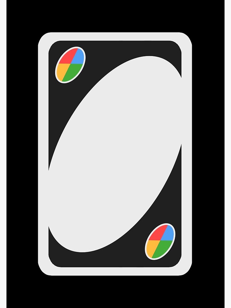 Blank Uno Card  Postcard for Sale by wtwstickersksk