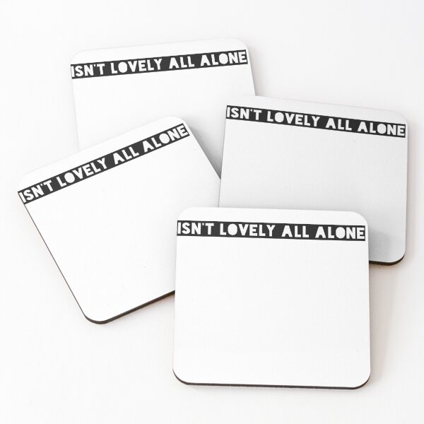 Item preview, Isn't lovely all alone billie eilish lyrics designed and sold by smellbellart3.