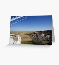 Cley windmill - the view from the fan-stage Greeting Card