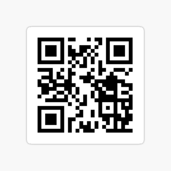 All star smash mouth qr code Sticker for Sale by julloo