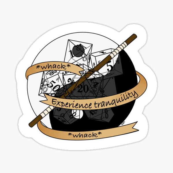 Dungeons and Dragons Monk Sticker