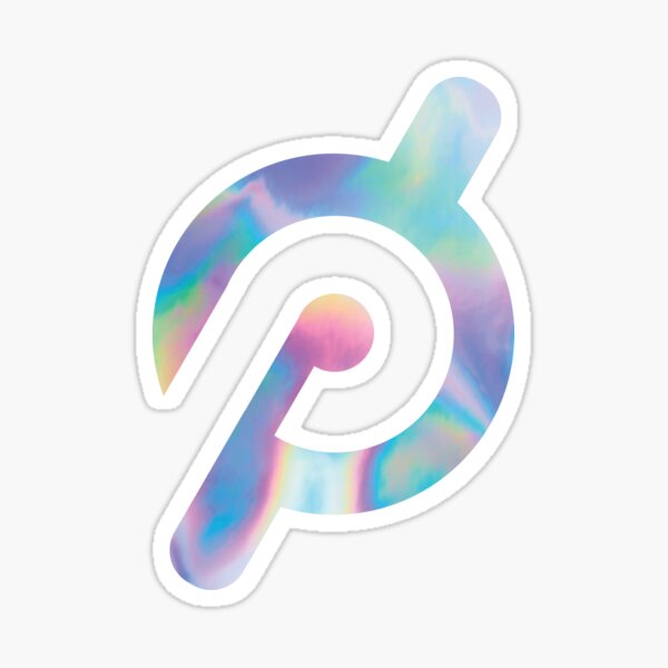 Holographic Peloton Logo Sticker