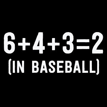 Funny Baseball Shirts For Women Coach 6+4+3=2 Double Play Essential T-Shirt  for Sale by 14thFloor