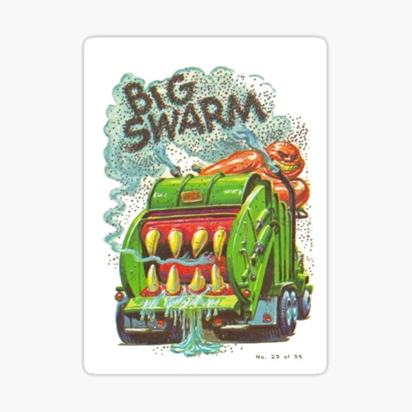 1980 Topps Weird Wheel #29 BIG SWARM 