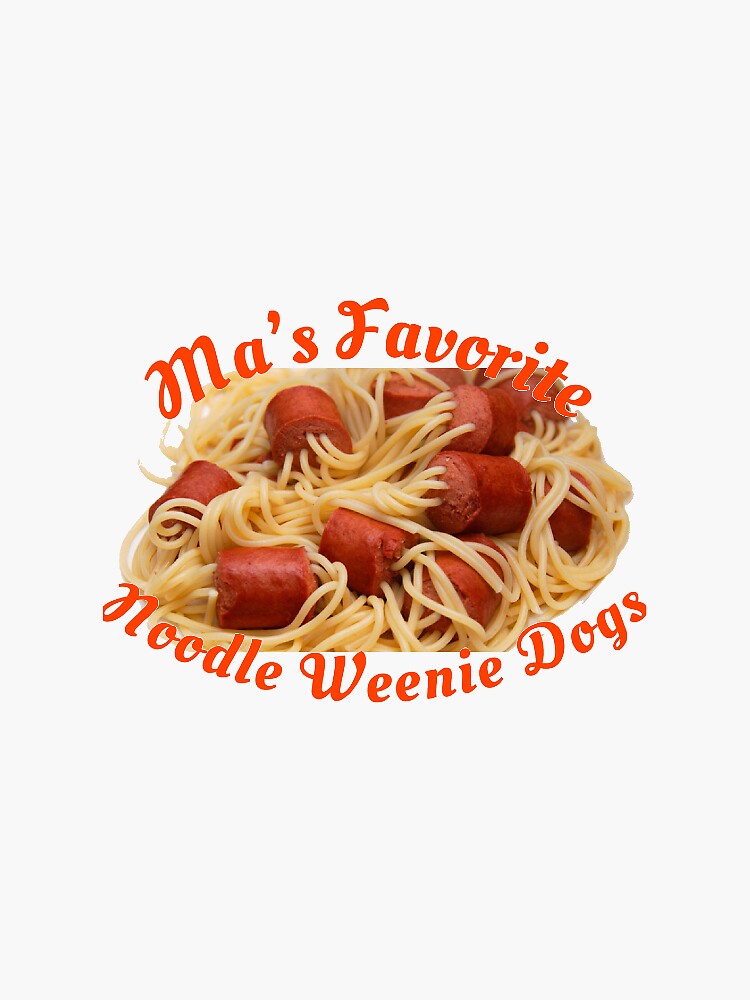 "Noodle Weenie Dogs" Sticker for Sale by mrhoads13 Redbubble