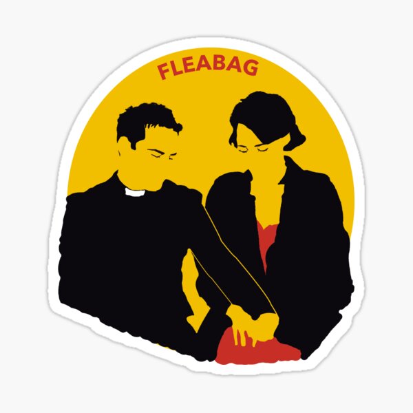 Vista previa del artículo con la obra «Fleabag y Hot Priest», diseñado y vendido por sophdrink.
