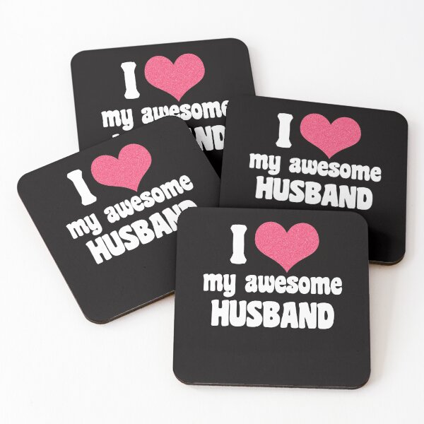 Item preview, COOL I LOVE MY AWESOME HUSBAND Statement Design designed and sold by Weloveshirts.