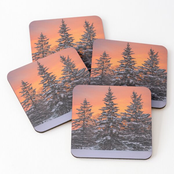 Item preview, Winter Sunset In The Woods designed and sold by MSmith-wpg.