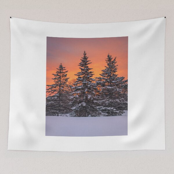 Item preview, Winter Sunset In The Woods designed and sold by MSmith-wpg.