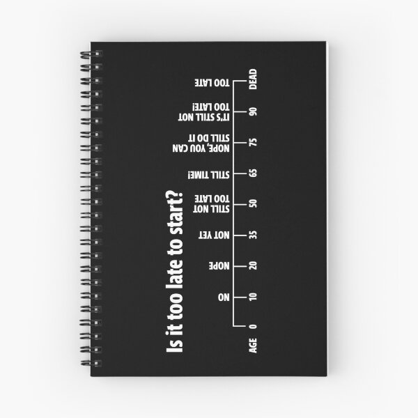 Item preview, It's Never Too Late to Start designed and sold by Eye on the Blueline.
