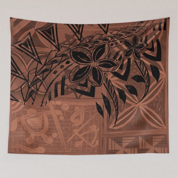 Aperçu de l'œuvre Motif de pétroglyphe tribal hawaïen vintage créée et vendue par sunnthreads.