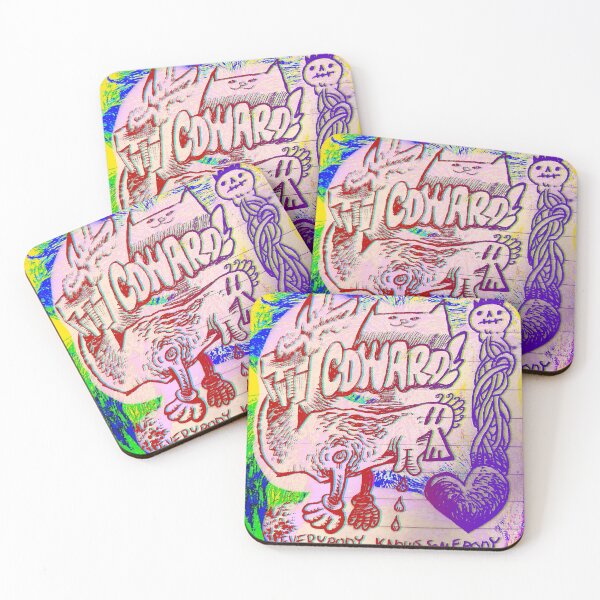 Item preview, COWARD!!!!!!!!! designed and sold by SnoringGoose.