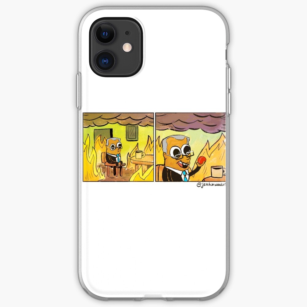 Scotty reckons Cricket is just fine! by Jess Harwood Art iPhone Case & Cover