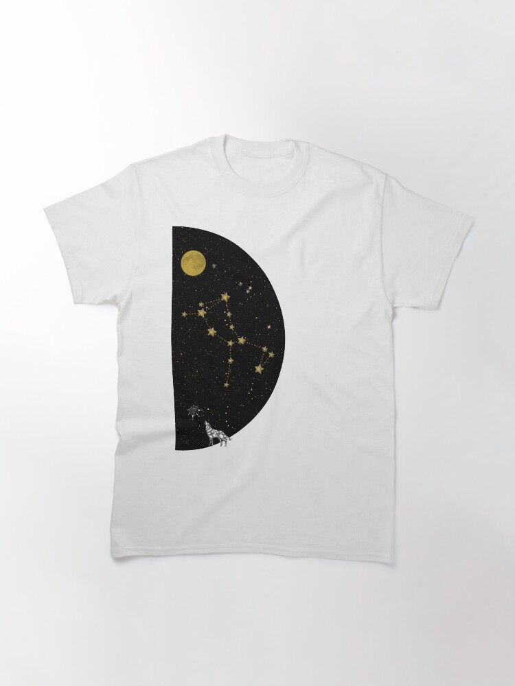 Alternate view of Sun and Moon Greet the Stars of Virgo Classic T-Shirt