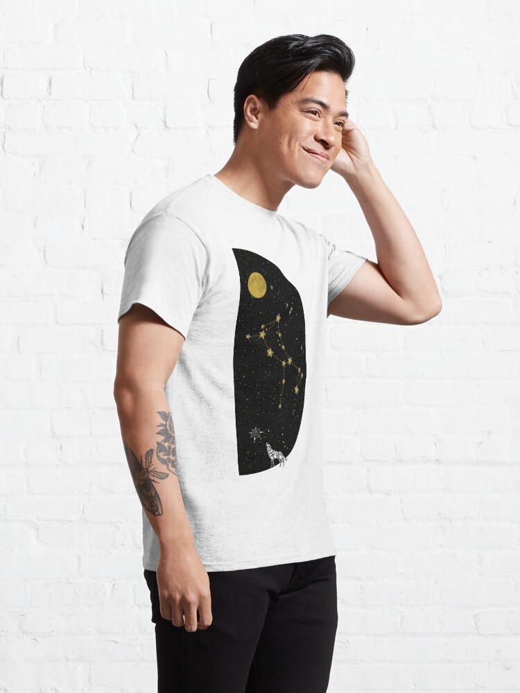 Alternate view of Sun and Moon Greet the Stars of Virgo Classic T-Shirt