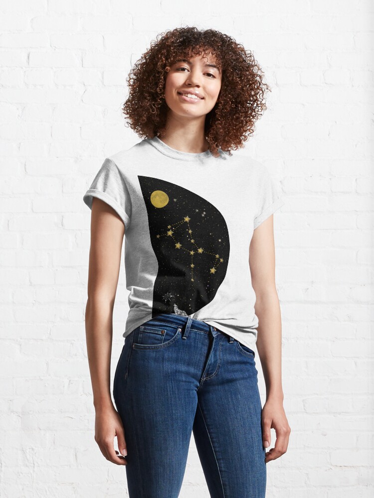 Alternate view of Sun and Moon Greet the Stars of Virgo Classic T-Shirt