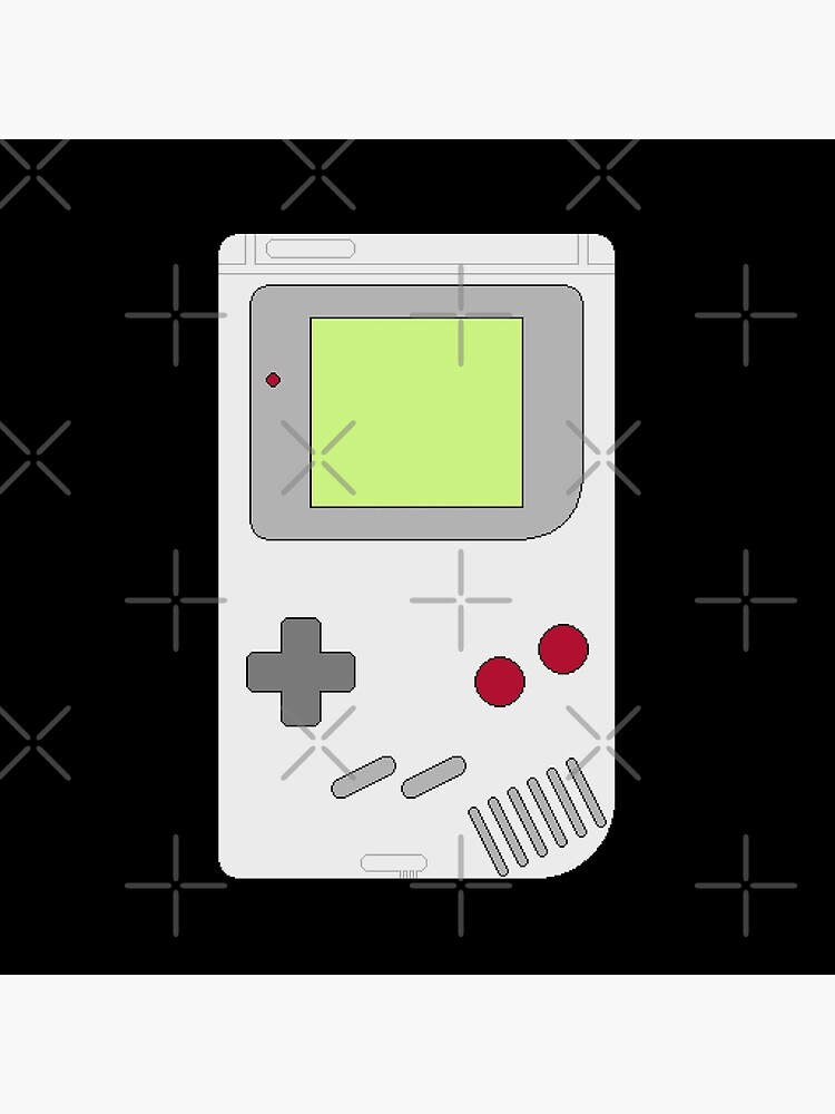 Download Pixel Game Boy Art Board Print By Jek Iro Redbubble