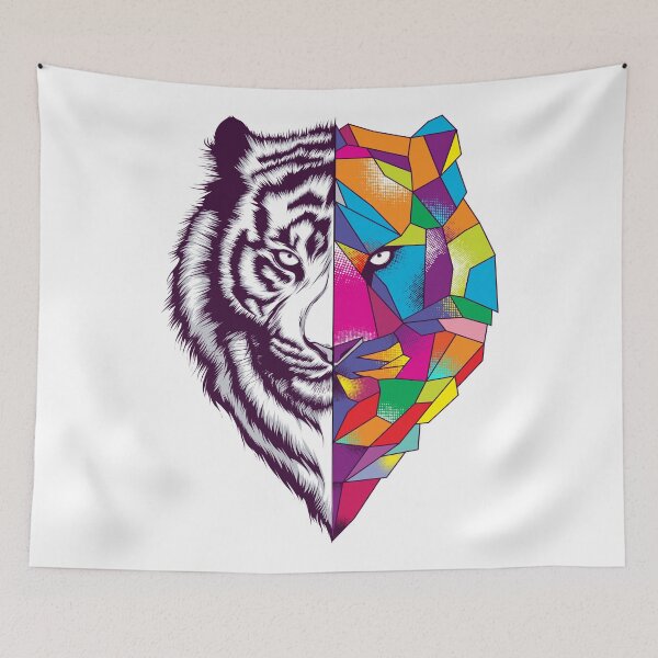 Item preview, Tiger mosaic artwork. designed and sold by emphatic.