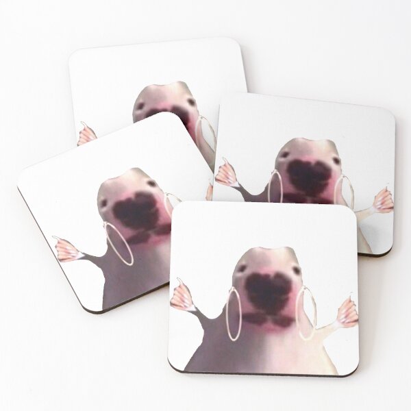 Item preview, dog with hoop earrings designed and sold by PigSucculent.