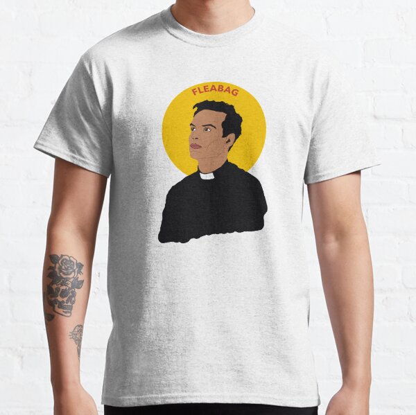 Vista previa del artículo con la obra «Sacerdote caliente Fleabag», diseñado y vendido por sophdrink.