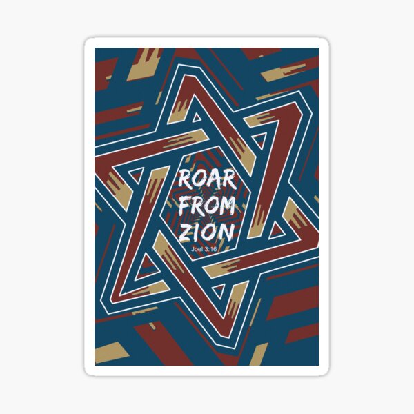 Item preview, Roar From Zion Star Of David designed and sold by squalkerTee.