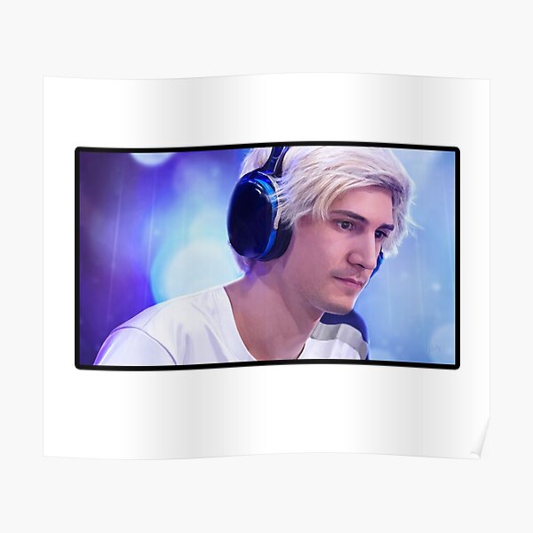 Xqc Posters Redbubble - roblox overwatch xqc