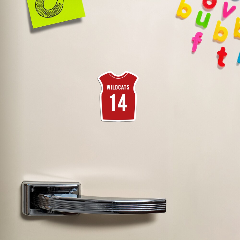 High School Musical Wildcats Jersey Sticker for Sale by haleysasha