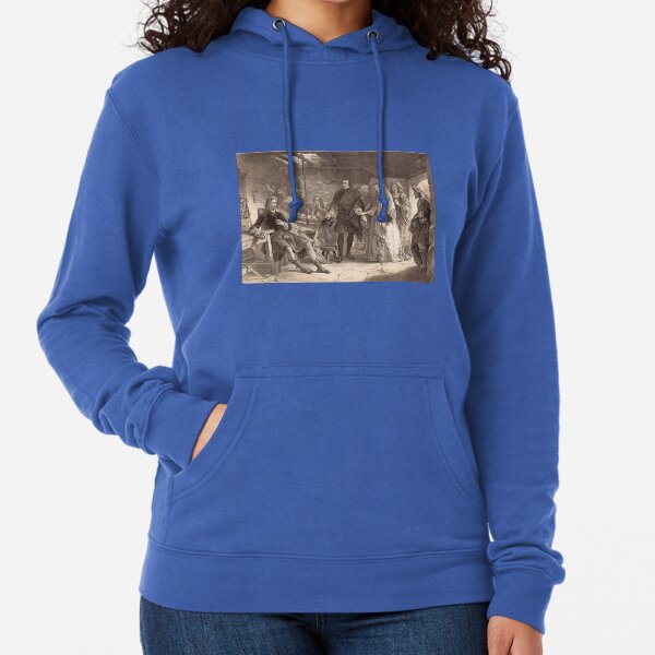 Bonny Prince Charlie Meeting Flora MacDonald 1746 Lightweight Hoodie
