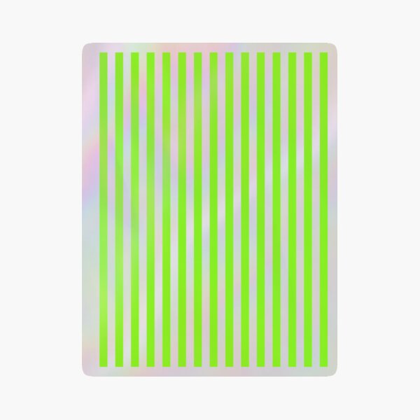 Item preview, Chartreuse Green and White Vertical Stripes designed and sold by ColorPatterns.