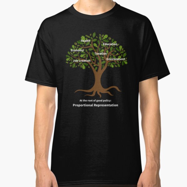 At the root of good policy - for dark backgrounds Classic T-Shirt