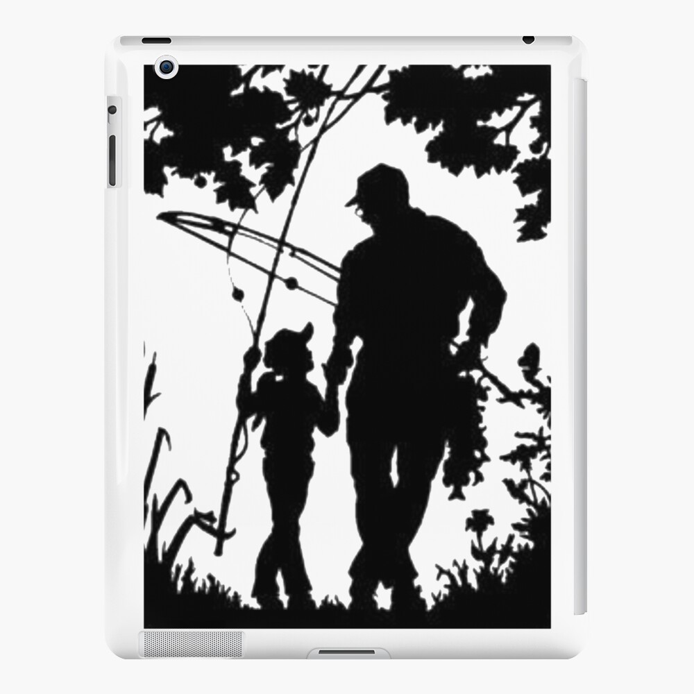 Father and daughter fishing Canvas Print for Sale by TSlick