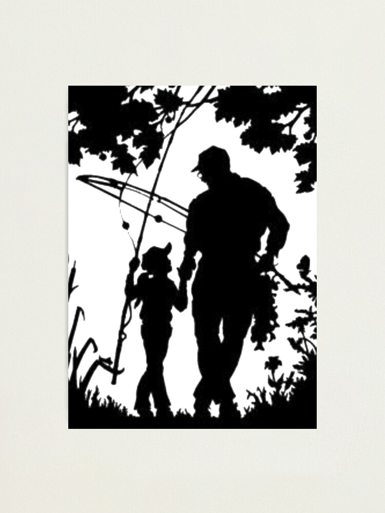 Father and Daughter Fishing Buddies Making Memories Dad Daughter Art Board  Print for Sale by OutdoorsZee1