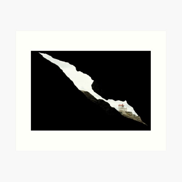 The Lighthouse Geitungen Fyr Art Print