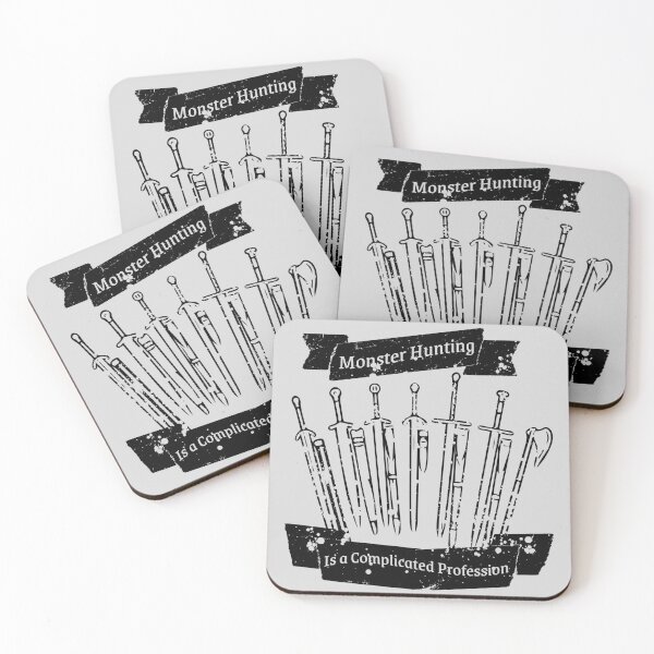 Item preview, Monster Hunting is a Complicated Profession designed and sold by kuenzicreative.