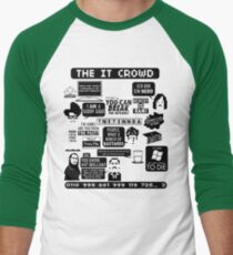The IT Crowd Quotes Men's Baseball ¾ T-Shirt