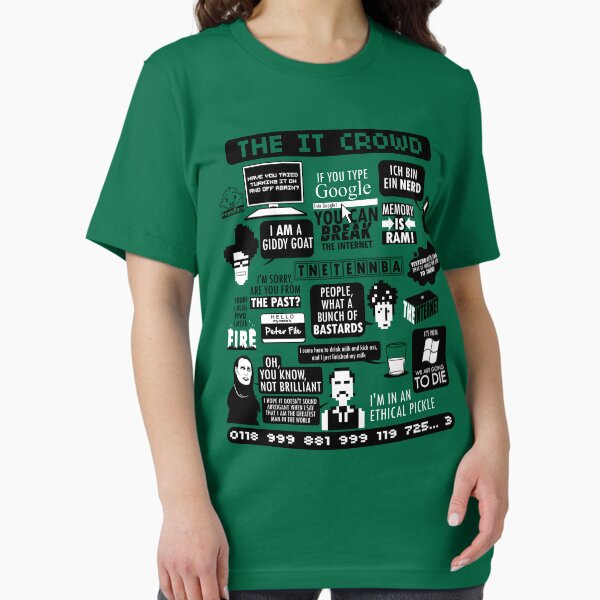 Aperçu de l'œuvre The IT Crowd Quotes créée et vendue par Tom Trager.