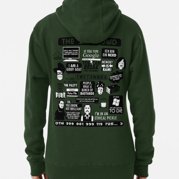 Item preview, The IT Crowd Quotes designed and sold by Tom Trager.