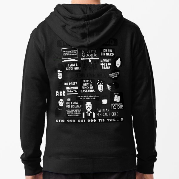 Item preview, The IT Crowd Quotes designed and sold by Tom Trager.
