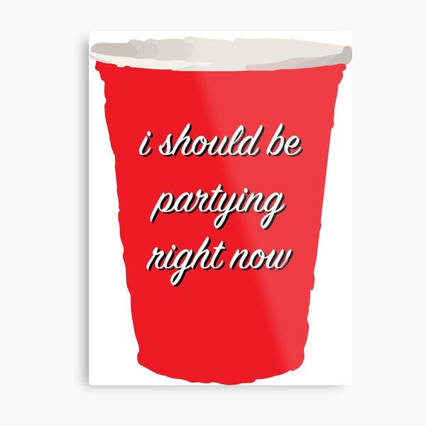 Red Solo Cup Metal Prints for Sale